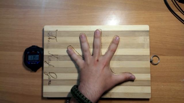 The Knife Game!Игра с ножом! Смотреть всем!! ЖЕСТЬ! смотреть онлайн