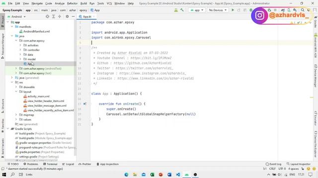 Tutorial Membuat Epoxy RecyclerView dengan Android Studio смотреть онлайн