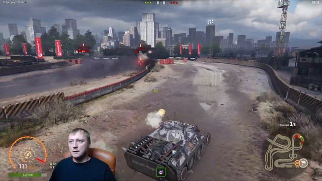 WOT Большие танковые гонки! Все награды в одном бою смотреть онлайн