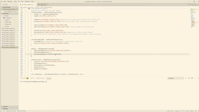 Vulkan with Python Tutorial 10: Creating the Graphics Pipeline (deprecated) смотреть онлайн