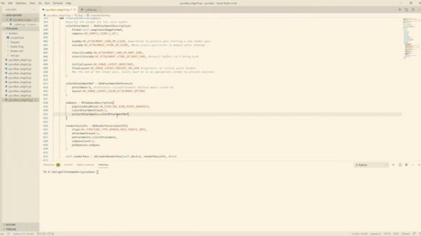 Vulkan with Python Tutorial 10: Creating the Graphics Pipeline (deprecated)