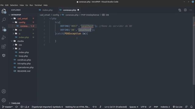 #08 - Conexão de página PHP com banco de dados MySql смотреть онлайн
