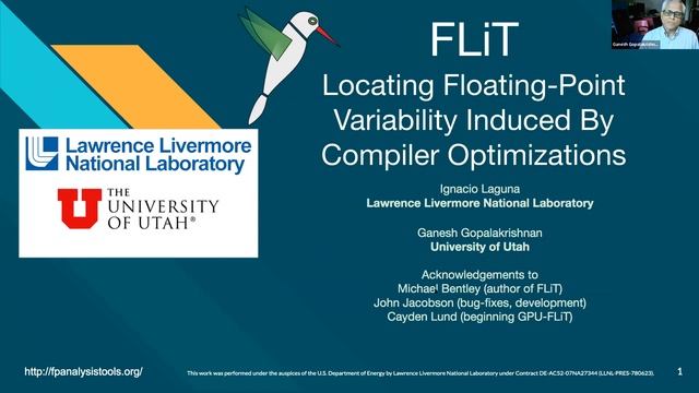 Tools for Floating Point Debugging and Analysis FPChecker and FLiT смотреть онлайн