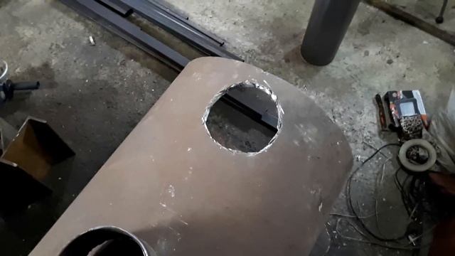 Печка в гараж своими руками. часть 1 смотреть онлайн