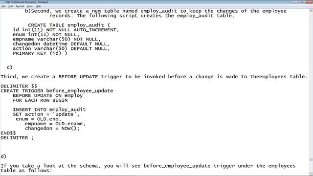 Triggers in MySQL - Telugu-Lesson-52 смотреть онлайн