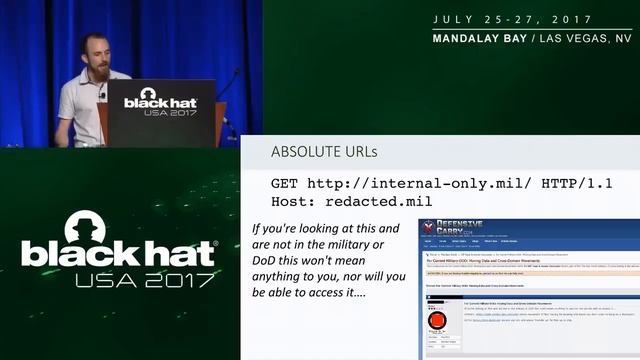 Black Hat USA 2017 Cracking the Lens Targeting HTTP's Hidden Attack Surface смотреть онлайн