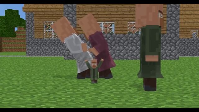 Monster School: Annoying Villagers Minecraft Animation смотреть онлайн
