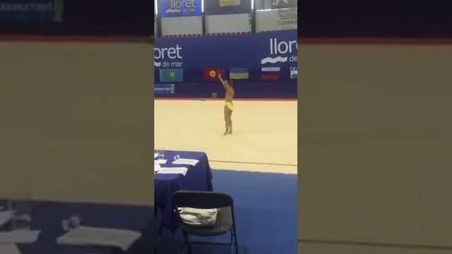 Полина Ковалёва скакалка Испания 26 06 2016 смотреть онлайн