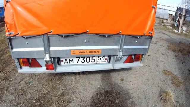 обзор прицепа ЭКСПЕДИЦИЯ УНИВЕРСАЛ после первого зимнего сезона