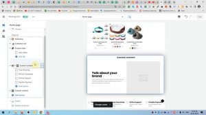 Создание сайта на Shopify | Размещение блоков на главной странице | Подключение коллекций #shopify