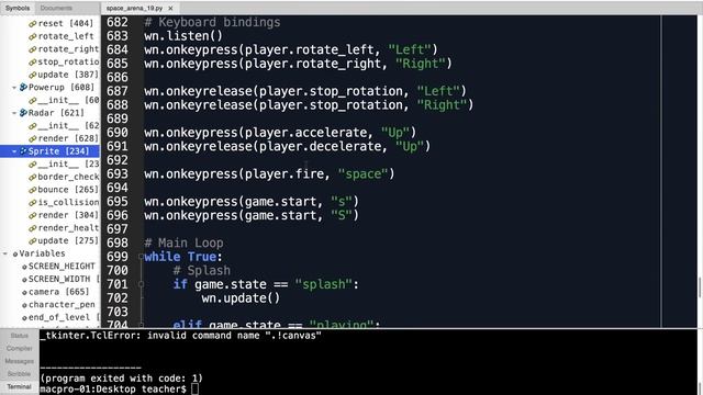 Ultimate Python Turtle Graphics Tutorial: Space Arena 19 (Enemy Missiles) смотреть онлайн