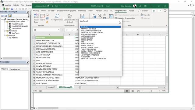 02. ARRAYS Guía Rápida | Creando Array Dinámico de una dimensión смотреть онлайн