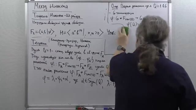 Лекция № 8. И.Г. Лысёнок. Уравнения в группах смотреть онлайн