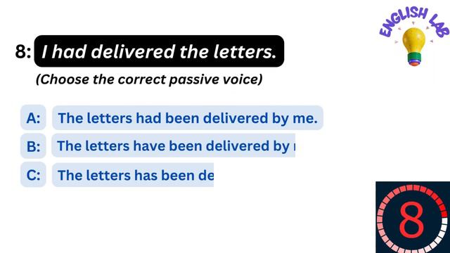 MCQs | Active Voice/Passive Voice of Past Perfect Tense | Grammar Test смотреть онлайн