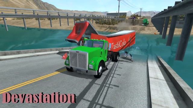 Brakes Failed in Traffic Jam #2 - Beamng drive смотреть онлайн