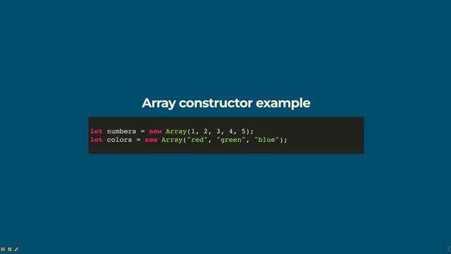 Declaring and Allocating Arrays in JavaScript смотреть онлайн