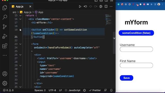 React js: Conditionally add/remove attributes to React components смотреть онлайн