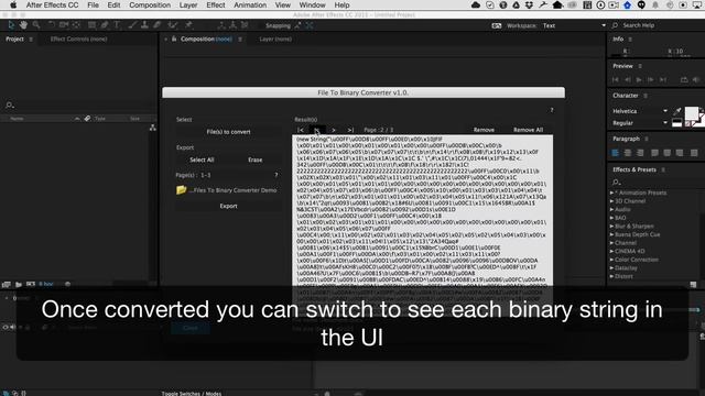 Files to Binary Converter Demo смотреть онлайн