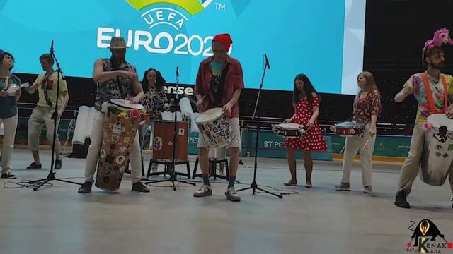 KENAKOBATUKADA at UEFA FanZoneSpb Drum parade 12/06/21 смотреть онлайн