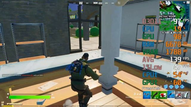 GeForce GT 1030 -- Intel Core i5-11400 -- Fortnite Battle Royale FPS Test i5-11400F смотреть онлайн