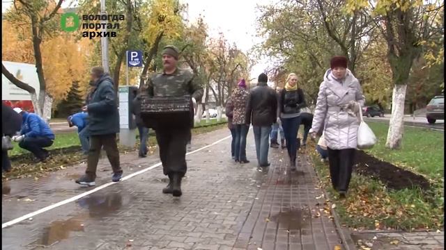 Акция «Посади тюльпан к юбилею Вологды» завершилась в областной столице смотреть онлайн