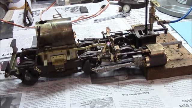 MG Loco Works Baldwin 812D Mogul Bench Test #1 July 3 2017 смотреть онлайн