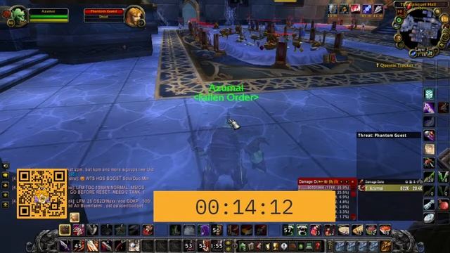 live striming WOTLK game penghasil uang rogu farming karazhan menggunakan gear low смотреть онлайн