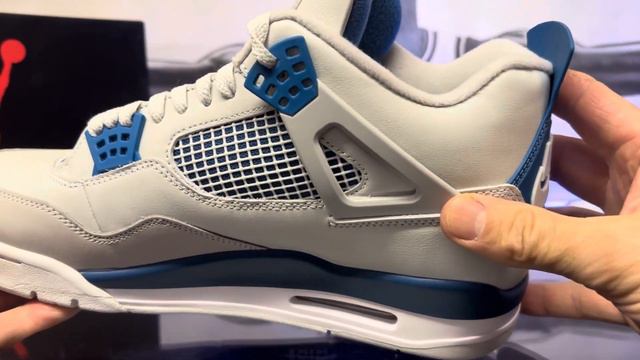 Best Jordan of 2024! Jordan 4 military blue quality check on foot unboxing review upshoe 🔥🔥 смотреть онлайн