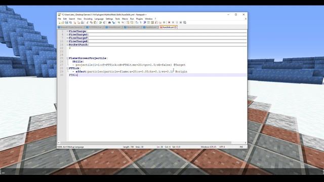 Flamethrower [Mythic Mobs Skill Tutorial] смотреть онлайн
