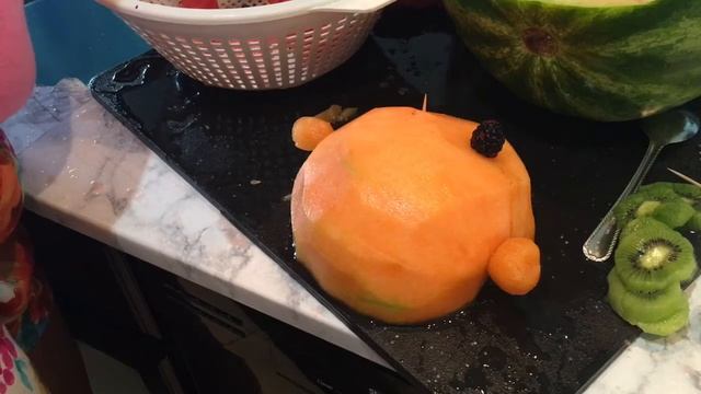 Watermelon Baby Carriage | Baby Shower Fruit Basket смотреть онлайн