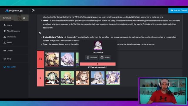 EVERSOUL GLOBAL TIER LIST!!! смотреть онлайн