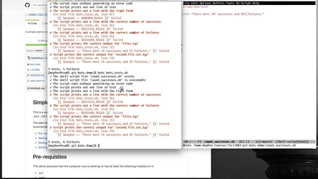 git-bats-demo solution, part 4 of 5 (passing tests the easy way) смотреть онлайн