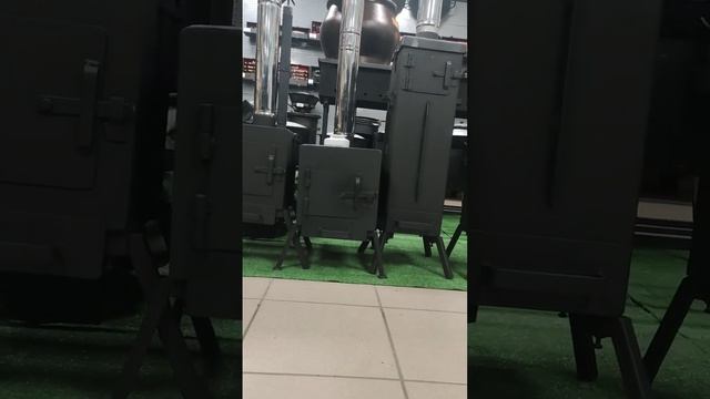 Печи на любую зимнюю палатку #омск #мангал #печь смотреть онлайн