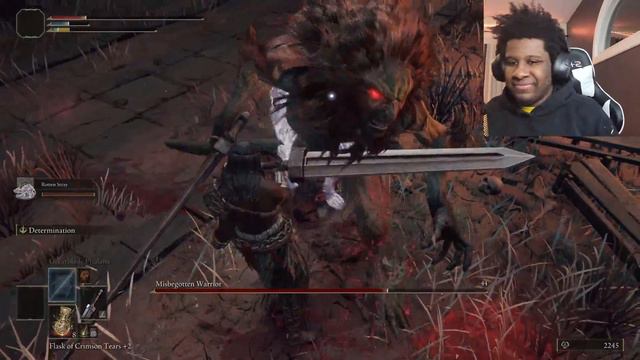 2 BOSSES AT ONCE BROKE ME! Elden Ring Noob VS Crucible Knight and Misbegotten Warrior смотреть онлайн