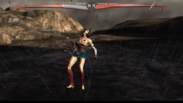 KRATOS VS WONDER WOMAN:BVS (INJUSTICE GODS AMONG US MODS) смотреть онлайн