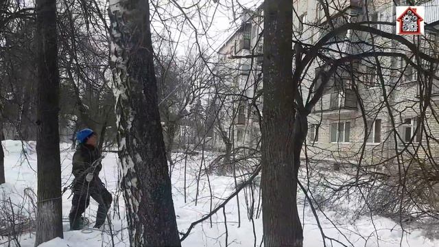 Кровля демонтаж снегозадержателя с двухскатной кровли. смотреть онлайн