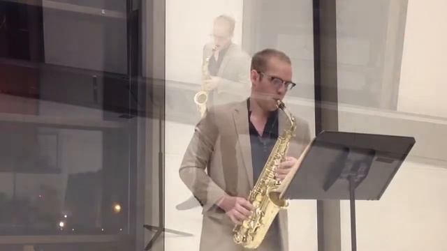 Nick Zoulek, saxophone. JS Bach's Partita in A minor, BWV 1013. II. Corrente смотреть онлайн