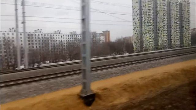 Поездка на электричке Рекс экспресс от Беговой до Одинцово смотреть онлайн