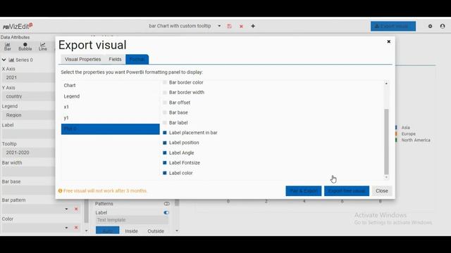PBIVizEdit Bar Chart with Custom Tooltip - Power BI Custom Visual смотреть онлайн