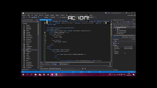 4.- ASP.NET AJAX Control ToolKit - AsyncFileUpload смотреть онлайн