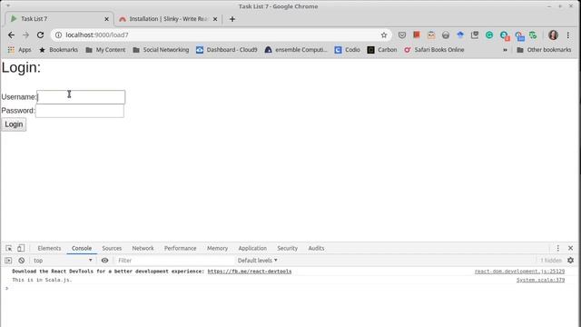 React Task List with Slinky Part 3 (Play using Scala) смотреть онлайн