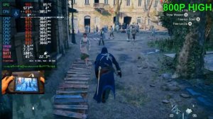 STEAM DECK | Assassins Creed Unity | 800P, Low - High & Optimal Settings | FSR | 2023