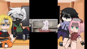 реакция команды номер 7 на Обито Учиху часть 2! Наруто Гача Клуб