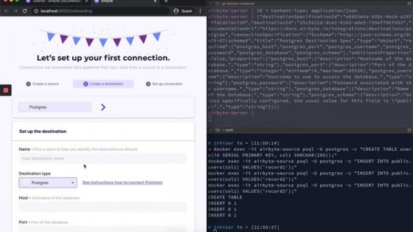 Airbyte Tutorial - How to sync PostgreSQL databases in minutes
