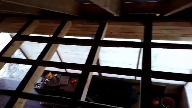 Укладка пола на чердаке веранды. смотреть онлайн