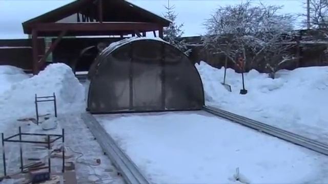 Раздвижной навес для бассейна. ("Жизнь на даче") смотреть онлайн