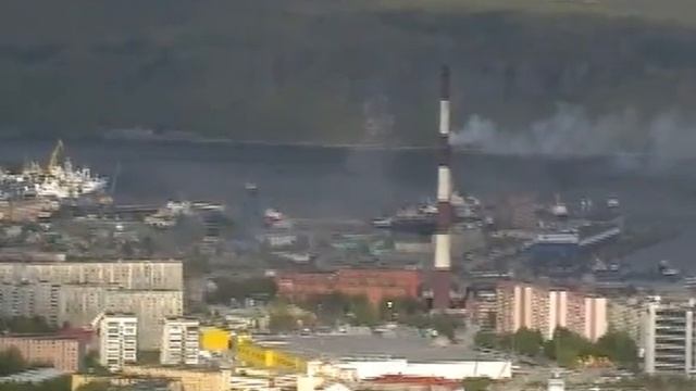 Мурманск с высоты.avi смотреть онлайн
