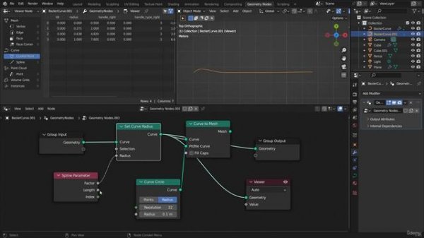 39 - Spline Parameter Node