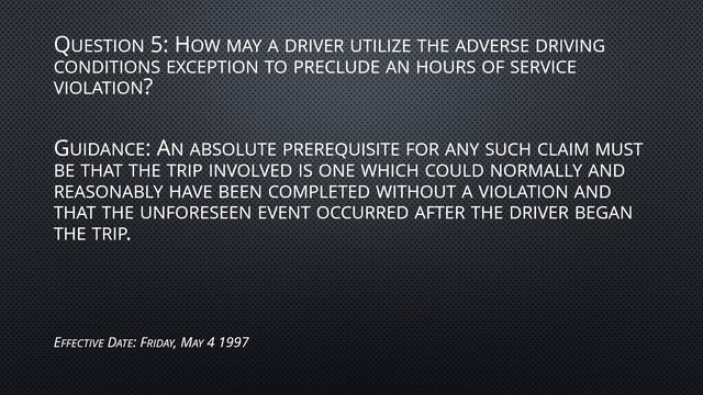 USING THE MOTIVE ELD ADVERSE CONDITIONS OPTION смотреть онлайн