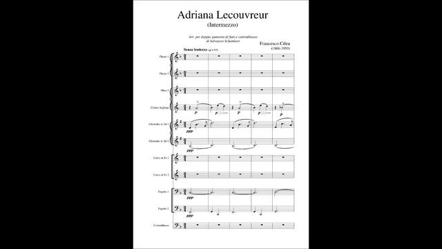 ADRIANA LECOUVREUR - Intermezzo per fiati e contrabbasso смотреть онлайн